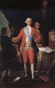 Francisco Goya Portrait of the Count of Floridablance and Goya oil painting